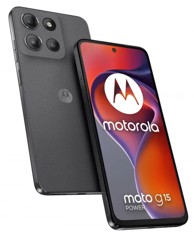 MOTOROLA Moto G15 Power, 17,1 cm (6,72"), Dual SIM, Android 15, 4G, USB Type-C, 8 GB/256 GB, 6000 mAh, sivi